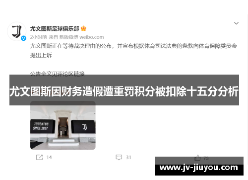 尤文图斯因财务造假遭重罚积分被扣除十五分分析